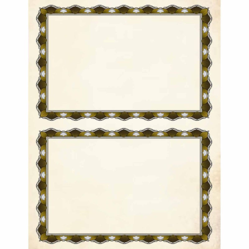 Geographics Mini Parchment Certificates, 5-1/2" x 8-1/2", Crown Gold, Pack Of 30 - Image 4